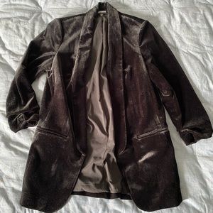 Express velvet blazer